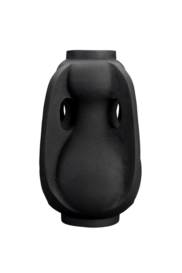 Black Aluminum Vase L | Dutchbone Thiago | Dutchfurniture.com