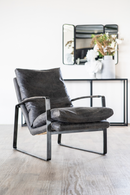 Dark Gray Lounge Chair | Eleonora Lex | Dutchfurniture.com