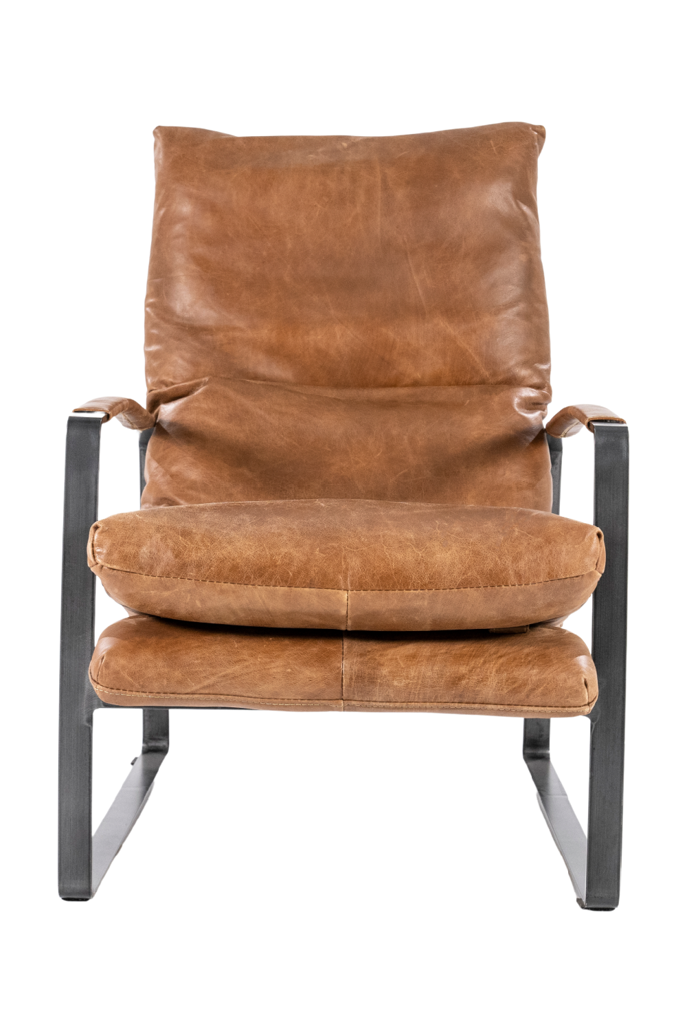 Cognac Leather Lounge Chair | Eleonora Lex | Dutchfurniture.com