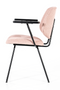 Pink Fletcher Dining Chair With Armrest | Eleonora Lynn | Oroatrade.com