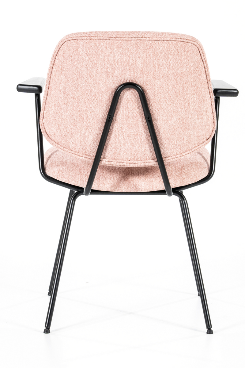 Pink Fletcher Dining Chair With Armrest | Eleonora Lynn | Oroatrade.com