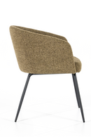 Green Polyester Curved Back Dining Chair | Eleonora Astrid | DutchFurniture.com