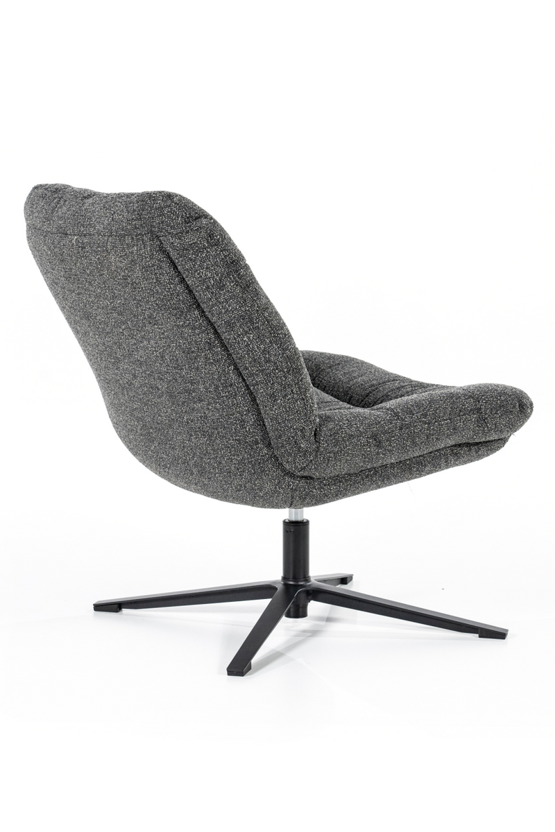 Gray Upholstered Swivel Chair | Eleonora Danica | Oroatrade.com