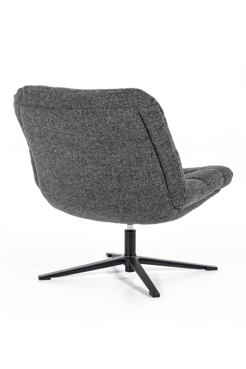 Gray Upholstered Swivel Chair | Eleonora Danica | Oroatrade.com