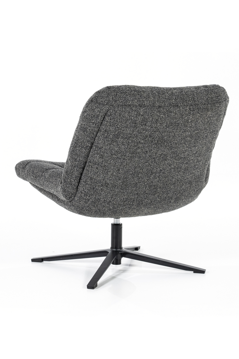 Gray Upholstered Swivel Chair | Eleonora Danica | Oroatrade.com