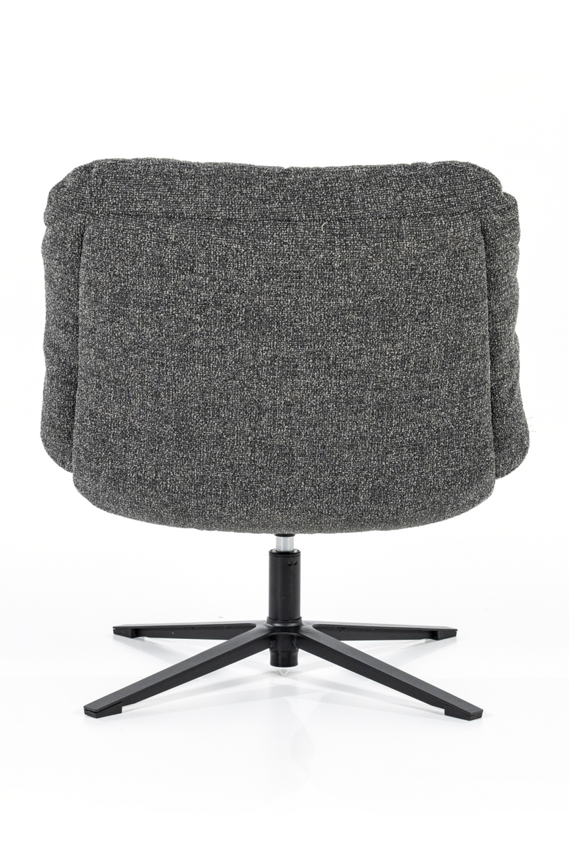 Gray Upholstered Swivel Chair | Eleonora Danica | Oroatrade.com