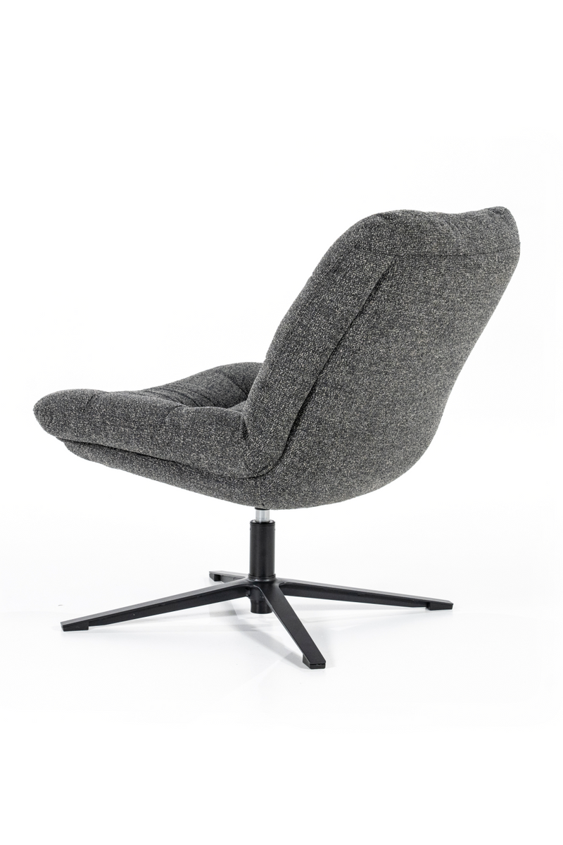 Gray Upholstered Swivel Chair | Eleonora Danica | Oroatrade.com