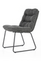 Gray Upholstered Dining Chair | Eleonora Danica | Dutchfurniture.com