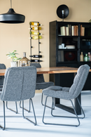 Gray Upholstered Dining Chair | Eleonora Danica | Dutchfurniture.com
