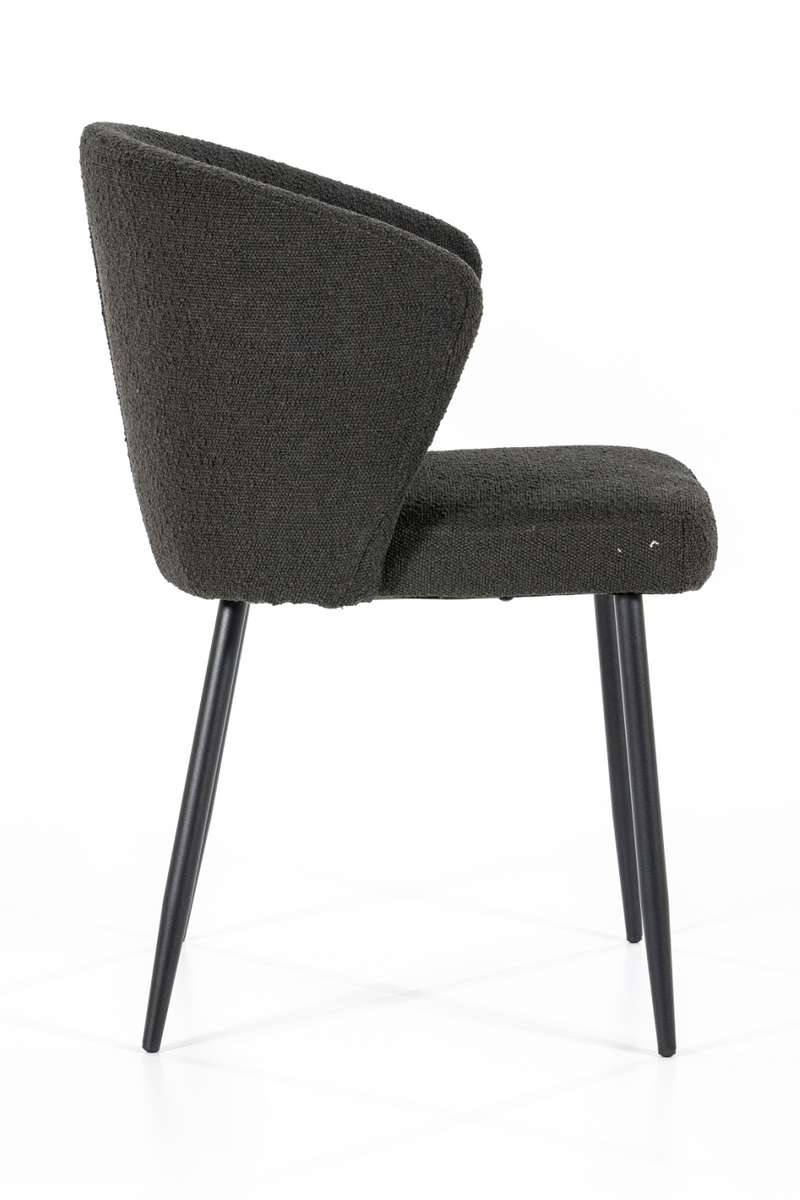 Black Curved Back Dining Chair | Eleonora Santos | Dutchfurniture.com