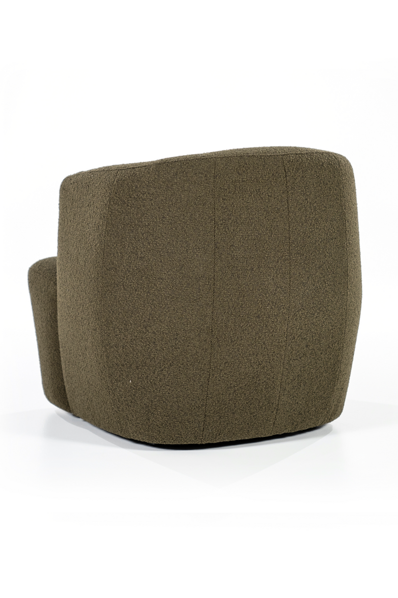 Boucle Upholstered Barrel Chair | Eleonora Charlotte | Oroatrade.com
