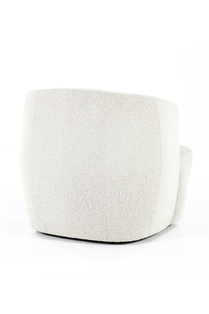 Boucle Upholstered Barrel Chair | Eleonora Charlotte | Oroatrade.com