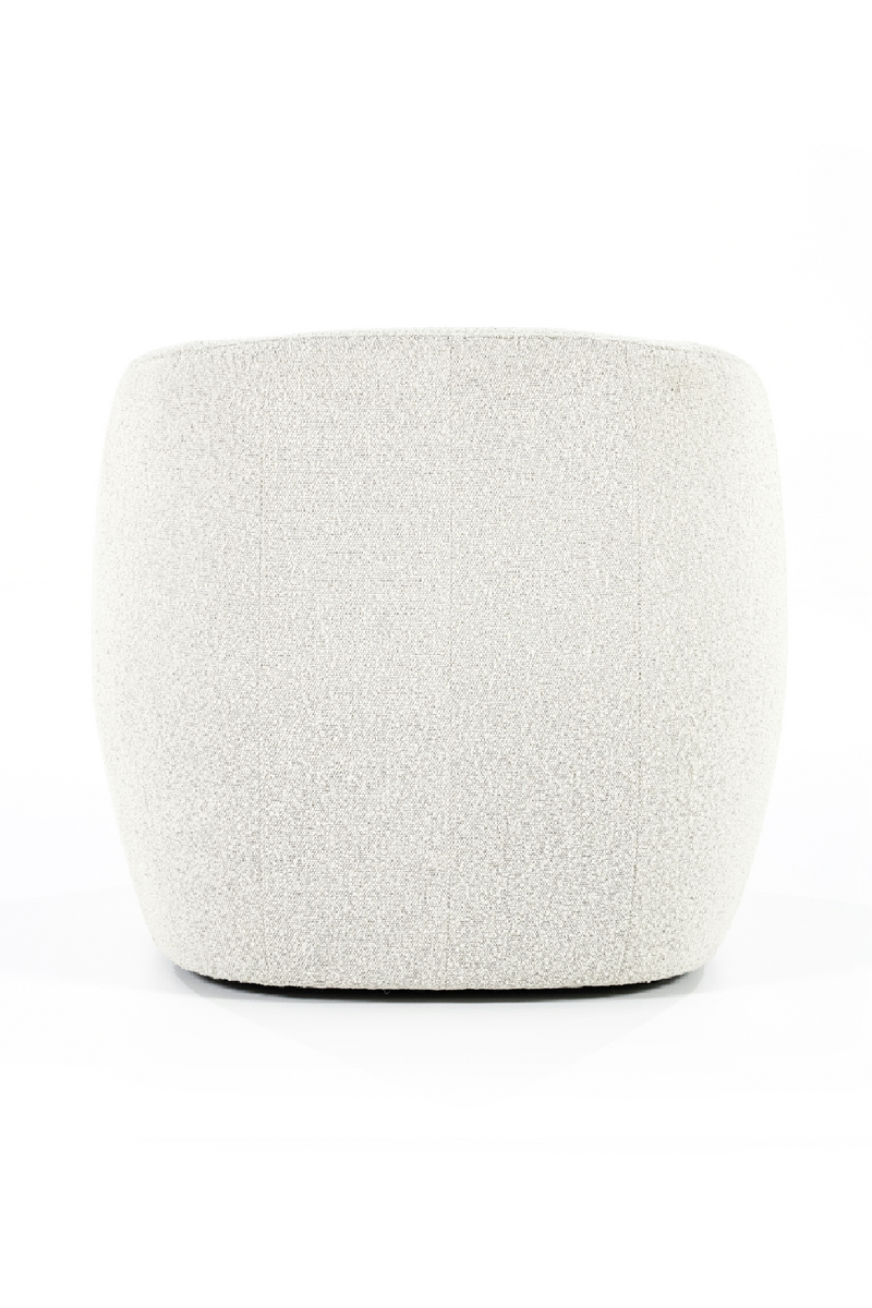 Boucle Upholstered Barrel Chair | Eleonora Charlotte | Oroatrade.com