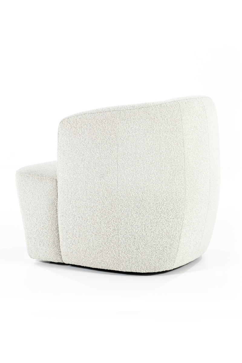 Boucle Upholstered Barrel Chair | Eleonora Charlotte | Oroatrade.com