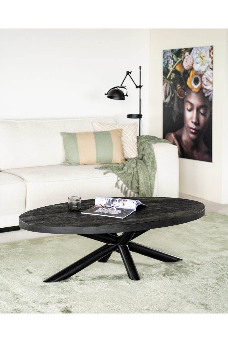 Oval Black Coffee Table | Eleonora Oscar | Dutchfurniture.com