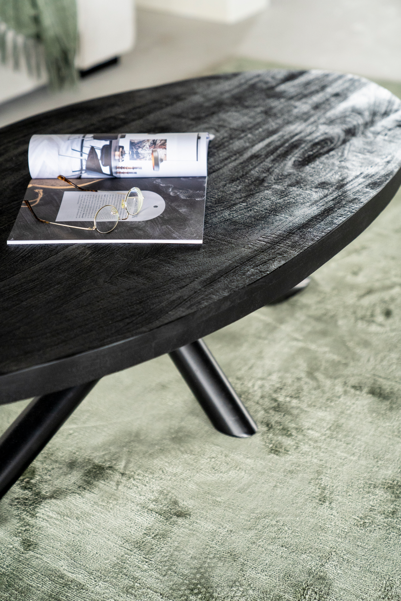 Oval Black Coffee Table | Eleonora Oscar | Dutchfurniture.com