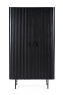 Black Mango Wood Cabinet | Eleonora Remi | Oroatrade.com