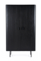 Black Mango Wood Cabinet | Eleonora Remi | Oroatrade.com
