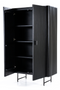Black Mango Wood Cabinet | Eleonora Remi | Oroatrade.com