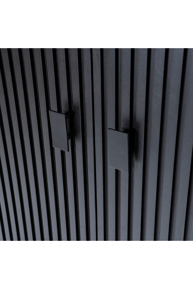 Black Mango Wood Cabinet | Eleonora Remi | Oroatrade.com