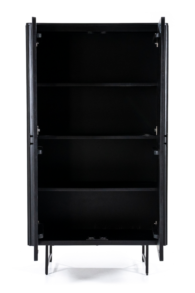 Black Mango Wood Cabinet | Eleonora Remi | Oroatrade.com