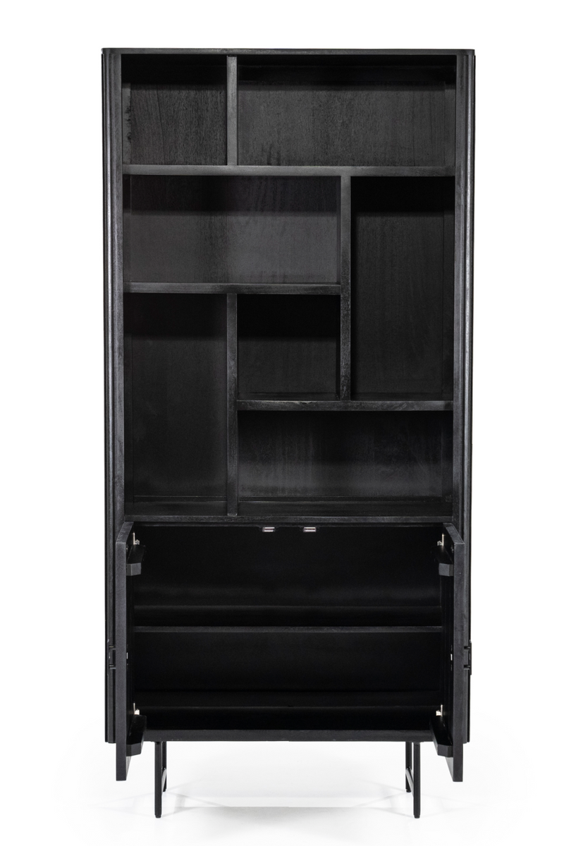 Black Mango Wood Bookcase | Eleonora Remi | Dutchfurniture.com