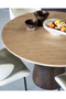 Travertine Pedestal Dining Table | Eleonora Aikin | Dutchfurniture.com