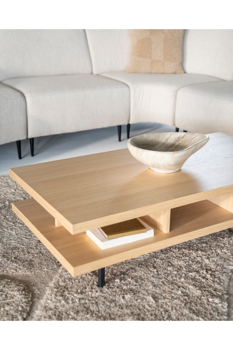 Natural Oak Coffee Table | Eleonora | Dutchfurniture.com