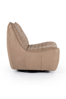 Chanelled Leather Lounge Chair | Eleonora Matthew | Dutchfurniture.com