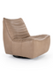 Chanelled Leather Lounge Chair | Eleonora Matthew | Dutchfurniture.com