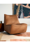 Chanelled Leather Lounge Chair | Eleonora Matthew | Dutchfurniture.com