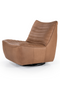 Chanelled Leather Lounge Chair | Eleonora Matthew | Dutchfurniture.com