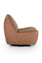 Chanelled Leather Lounge Chair | Eleonora Matthew | Dutchfurniture.com