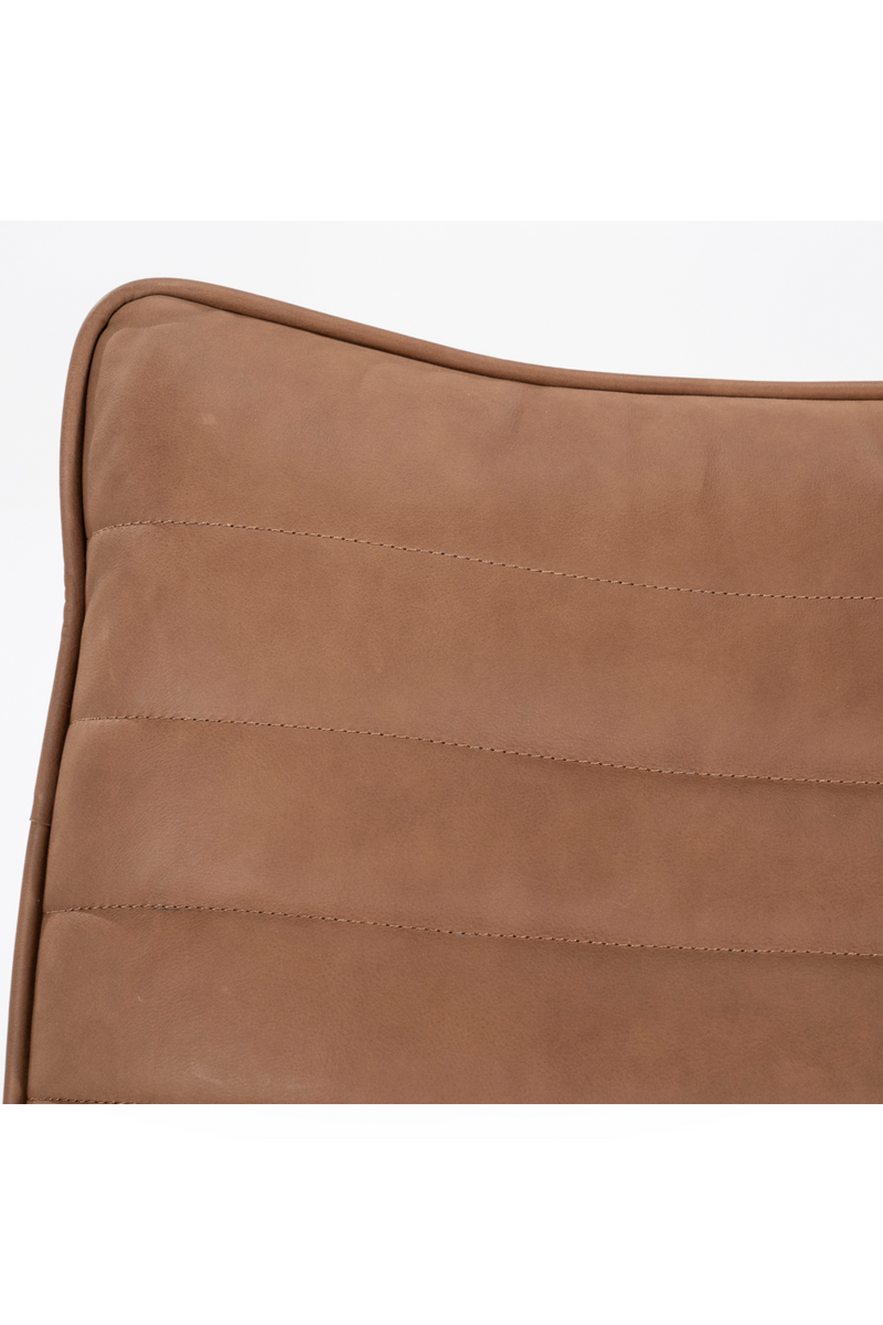 Chanelled Leather Lounge Chair | Eleonora Matthew | Dutchfurniture.com