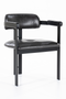 Black Leather Dining Chair | Eleonora Morris | Dutchfurniture.com