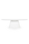White Oval Glass Dining Table | Eleonora Elin | Dutchfurniture.com