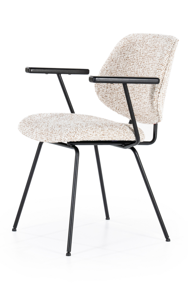 Fabric Upholstered Dining Armchair | Eleonora Jon | Dutchfurniture.com