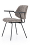 Fabric Upholstered Dining Armchair | Eleonora Jon | Dutchfurniture.com