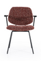 Fabric Upholstered Dining Armchair | Eleonora Jon | Dutchfurniture.com