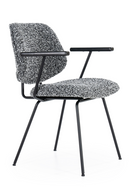 Fabric Upholstered Dining Armchair | Eleonora Jon | Dutchfurniture.com
