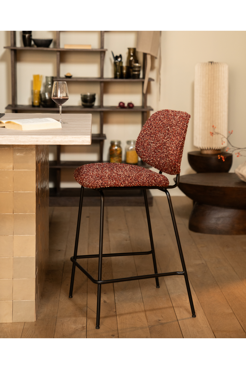 Fabric Upholstered Bar Chair | Eleonora Jon | Dutchfurniture.com