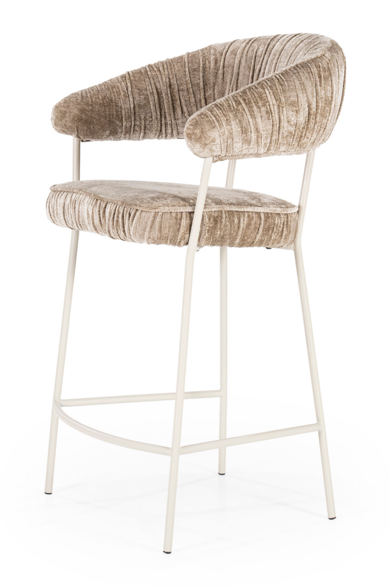 Fabric Upholstered Bar Chair | Eleonora Lizzy | Dutchfurniture.com