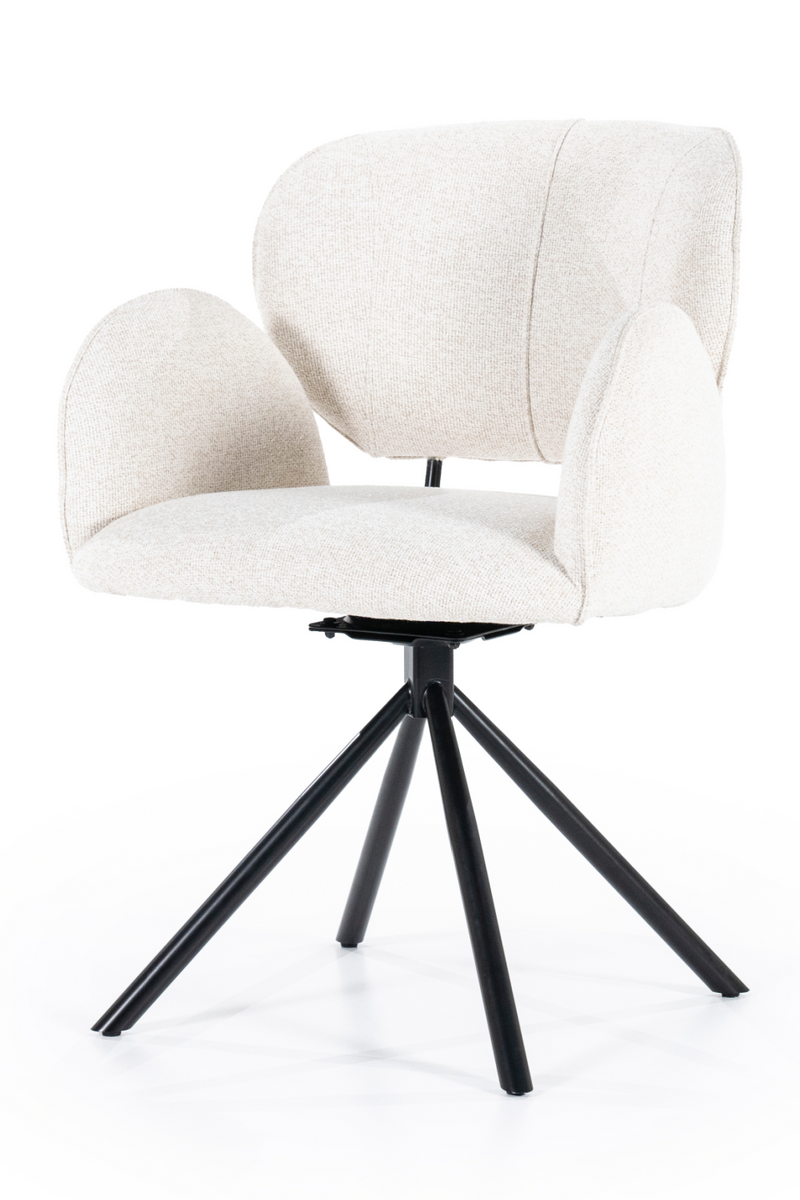 Quadrupod Rotatable Armchair | Eleonora Rosalin | Dutchfurniture.com