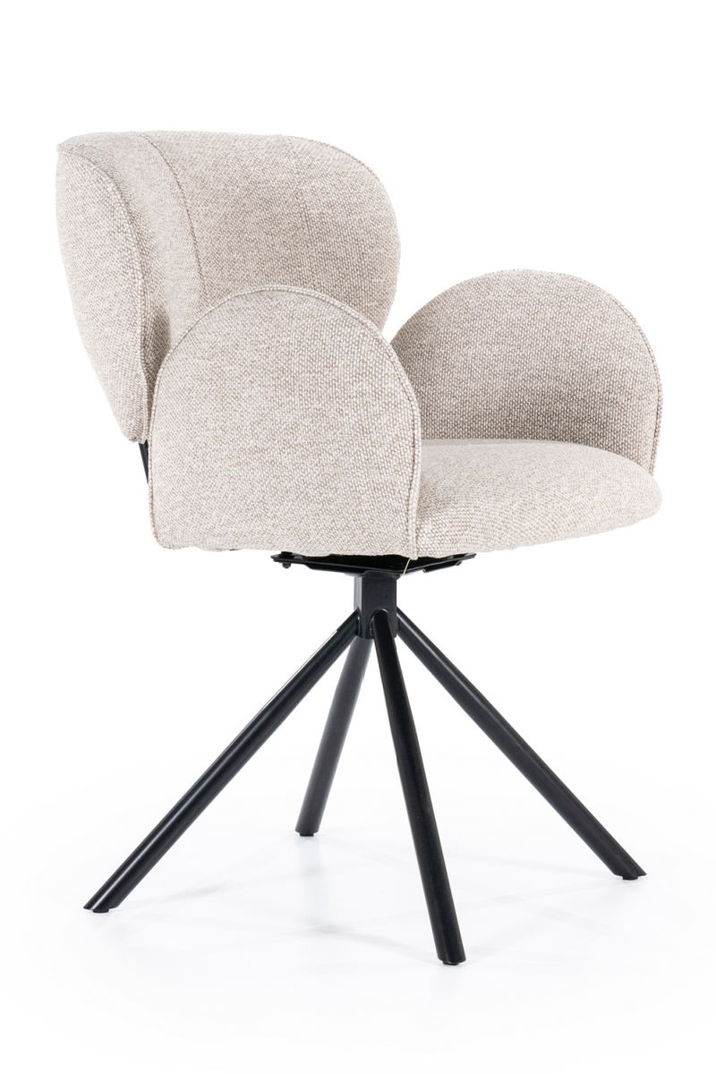 Quadrupod Rotatable Armchair | Eleonora Rosalin | Dutchfurniture.com