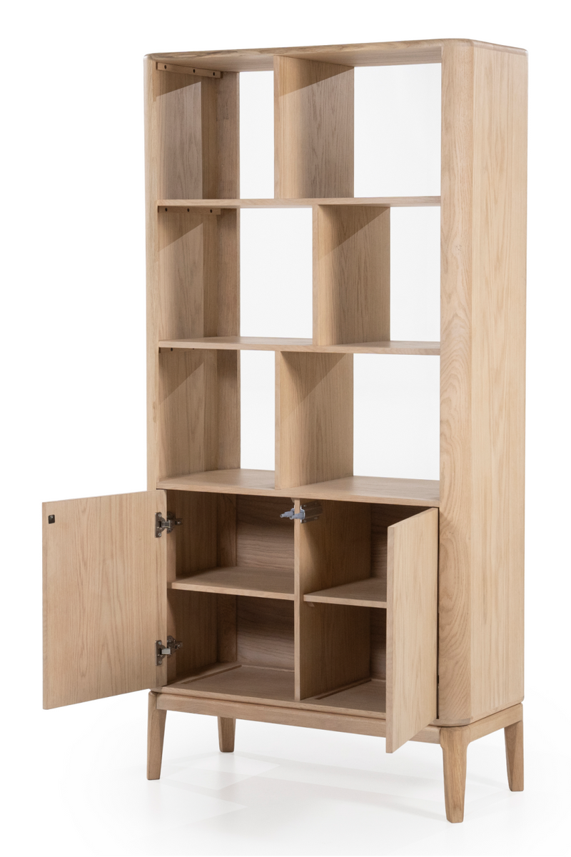 Oak 2-Door Bookcase | Eleonora Harvey | Oroatrade.com