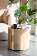 Cylindrical Wooden Side Table | Eleonora Zayn | Dutchfurniture.com