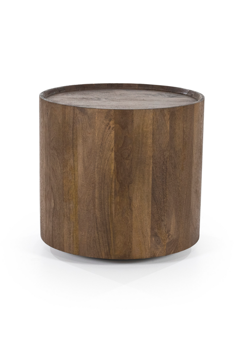 Cylindrical Wooden Side Table | Eleonora Zayn | Dutchfurniture.com