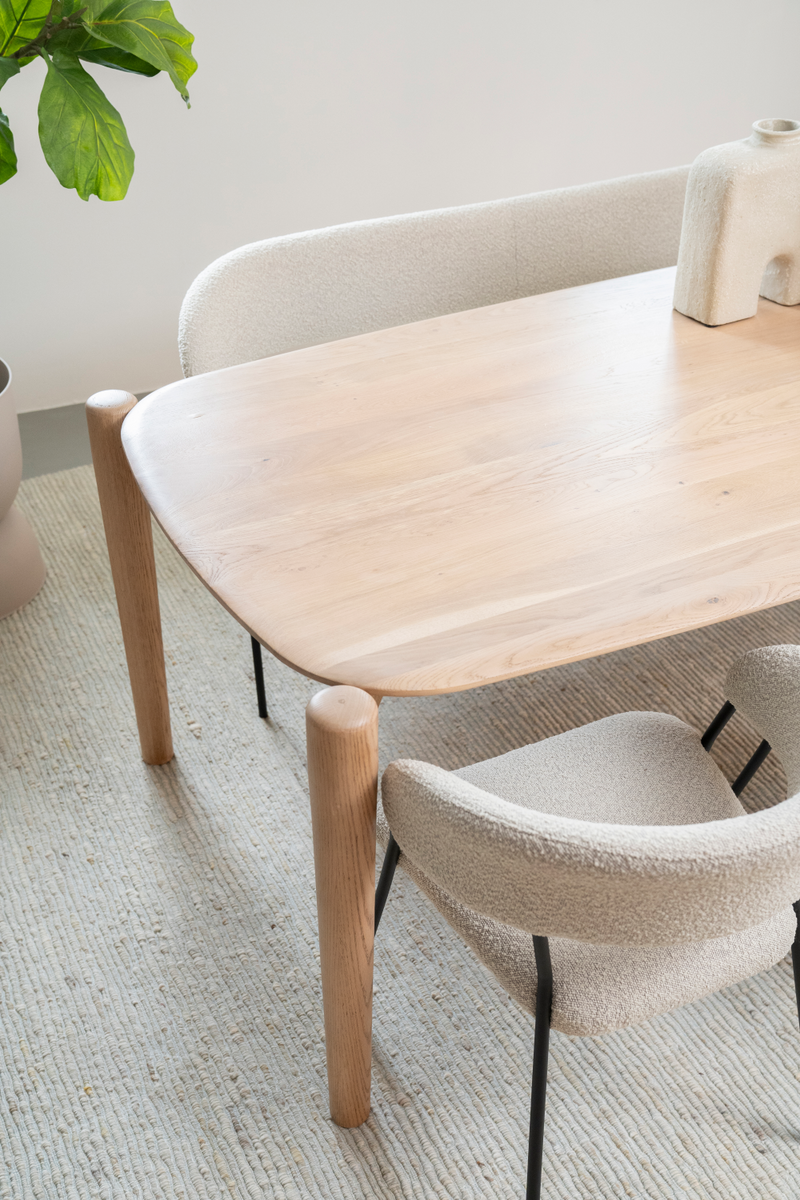 Oak Scandinavian Dining Table | Eleonora Selbu | Oroatrade.com