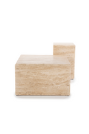 Square Travertine Side Table | Eleonora Donta | Dutchfurniture.com