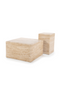 Square Travertine Side Table | Eleonora Donta | Dutchfurniture.com